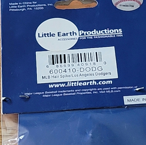 LA DODGERS HIGH QUALITY POPULAR DESIGN WOMENS HAIR SPIKE PIN - Picture 4 of 4